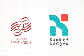 Shizuoka Financial Group, Nagoya Bank signboard and logo